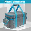 Large Sewing Machine Bag Double Layer Embroidery Thread Yarn Carrying Case Portable Storage Tote Sewing Machine Accessories