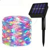 1PC Solar-Powered LED String Lights Outdoor Copper Wire Fairy Lights,Decoration Lights For Wedding,Holiday,Festive,Garden,Yard