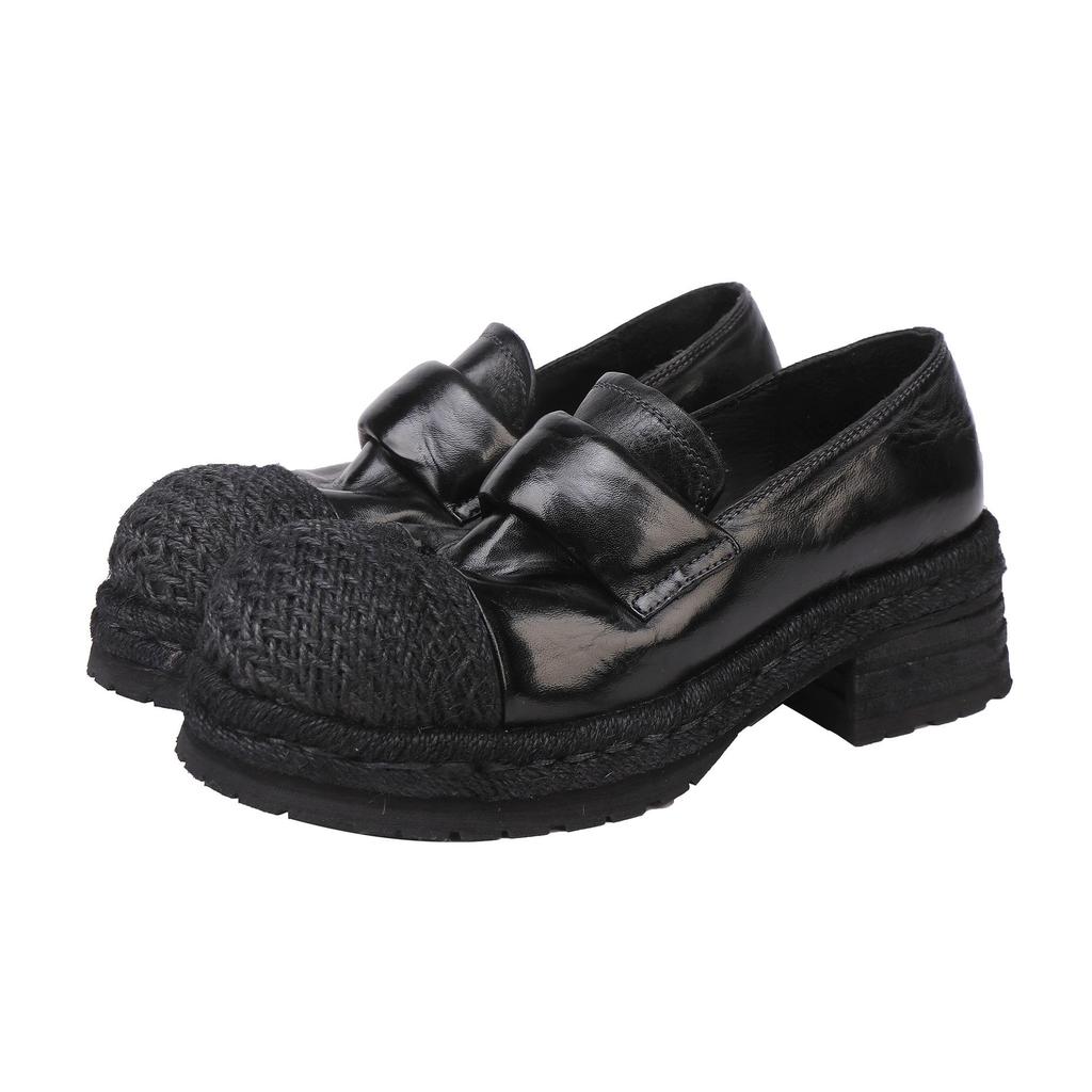 2025 Herbst Damen Leichte Luxus Pferdeleder Slipper - Bequem, Echtes Leder Slipper