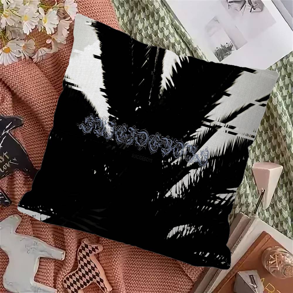 

Hip Hop Suicideboys G59 45*45cm Cushion Cover Pillow Cover Decor Pillowcase Home Pillowcase for Couch Pillow 12x12Inch