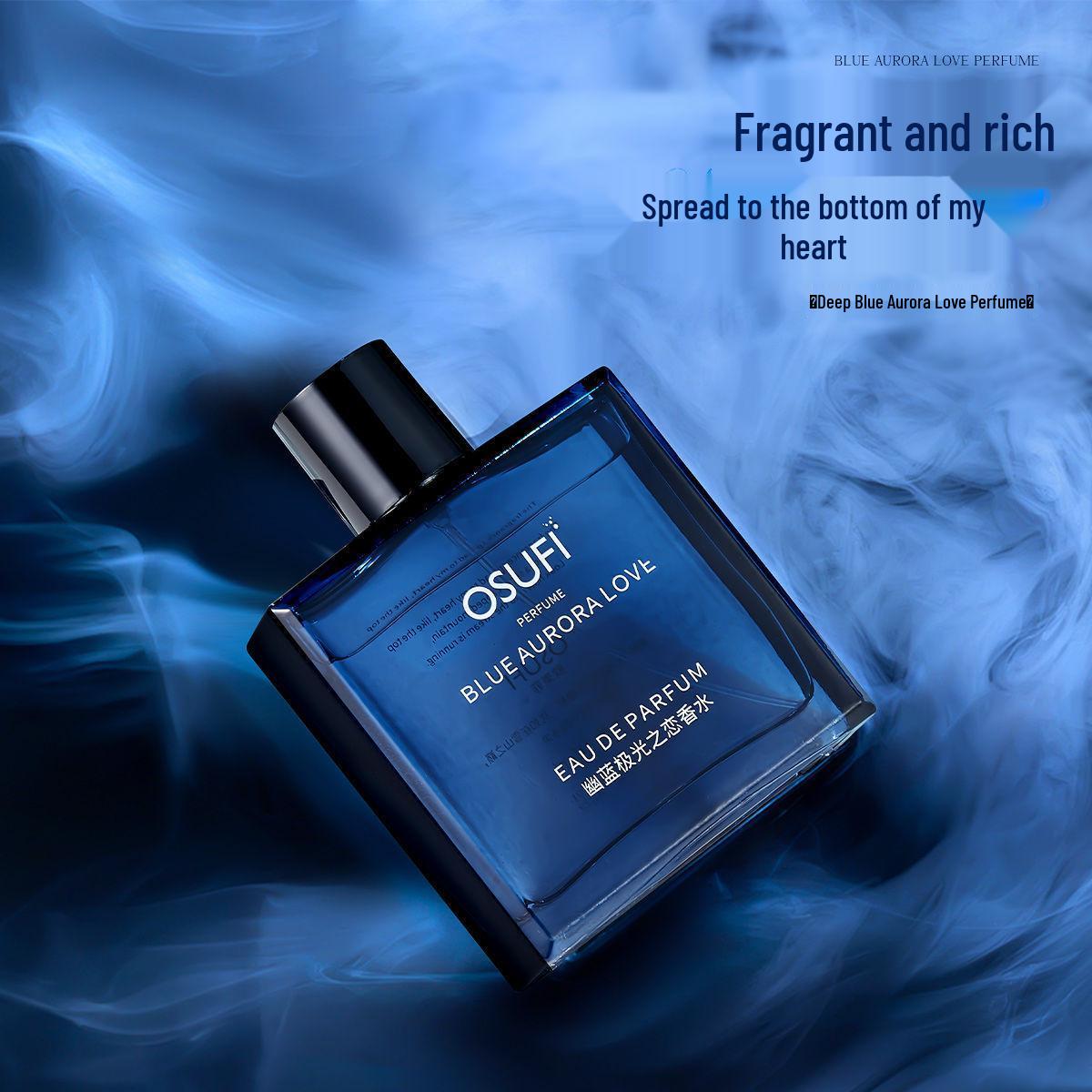 Oushufi Deep Blue Aurora Fragrance Women s Cologne Gift for Boyfriend Long-lasting Light Scent Unisex Delight 1560₽