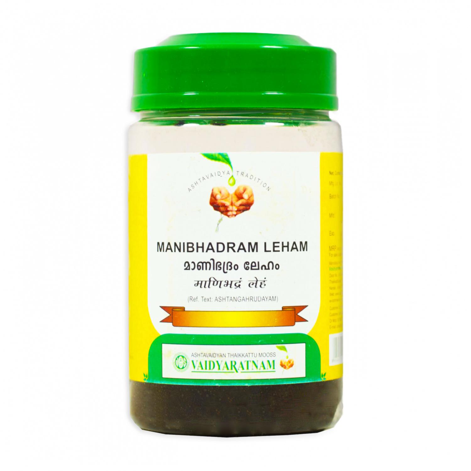

Манібхадра Лехам (250 г), Manibhadram Leham, Vaidyaratnam