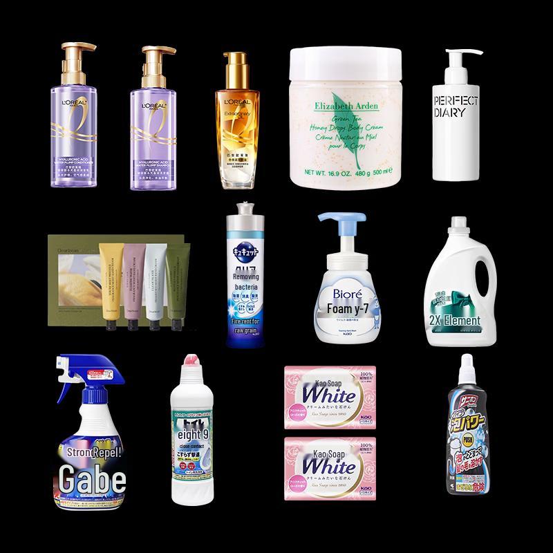 KAO Enzyme Laundry Detergent & Household Essentials Combo