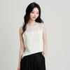 19mm Heavyweight Mulberry Silk French Lace Elegant and High-end Camisole Vest Women's Versatile T-shirt Top