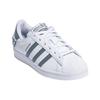 Adidas Superstar Originals Labels Unisex Sneakers Weiß Wolkenweiß Hazy Emerald HQ6455