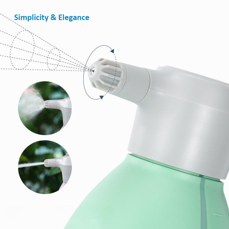 USB Rechargeable 1.5-2L Electric Cordless Water Bottle Sprayer Durable Automatic Mister for Plants and Gardens