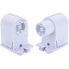 R17D/HO Tombstone Base Holder Socket Connector T8/T10/T12 8ft LED Light Replacement Fluorescent Plunger Lampholder Adaptor 5 Pairs