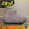 Short snow boots women's tire sole fleece thermal shoes 2025 winter non-slip and wear-resistant cowhide wool sneakers