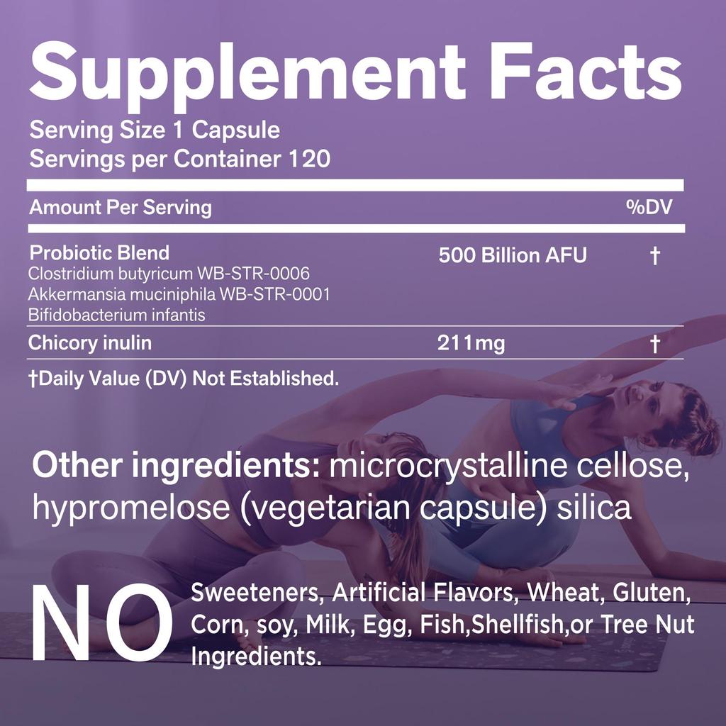 Probiotic & Postbiotic Blend for Natural GLP-1 Support —Supports long-term metabolic health at the gut level