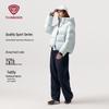 Tanboler Women's Short Hooded Goose Down Puffer Jacket