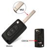 Protective Shell for 2/3-button Folding Car Remote Key for Peugeot Partner 206 207 307 308 407 for Citr~2662