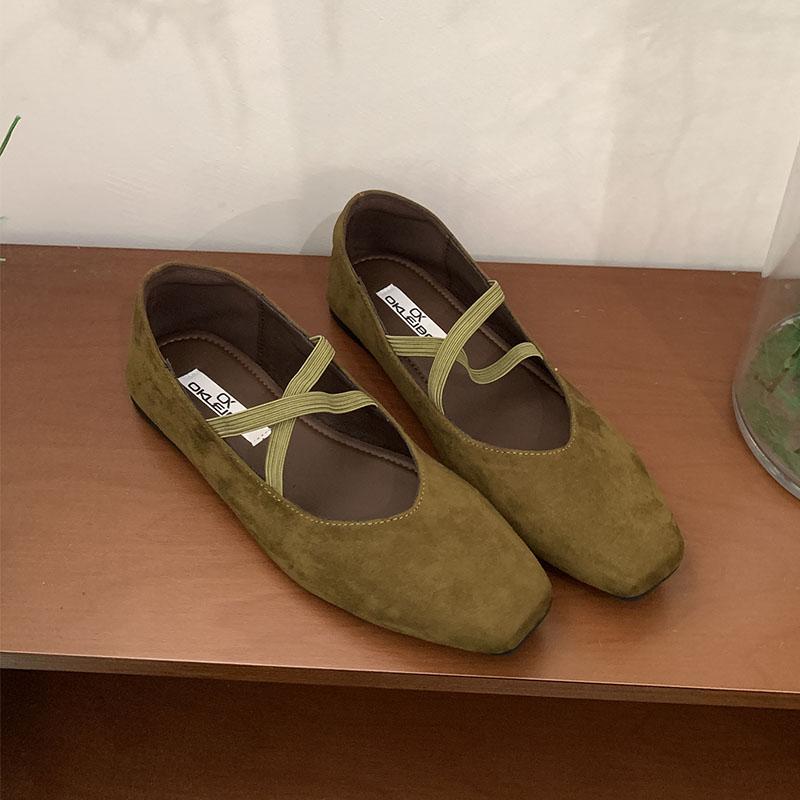Fashion Fashion Round Toe Ladies Flats Slip On Shoes Casual Female Soft Footwear Shallow Women Ballet Flats Dance Shoes