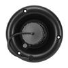 RV Gravity Fresh Water Fill Inlet Round with Lid Anti Lost Strap Anti Overflow PP for Trailer Motorhome Black