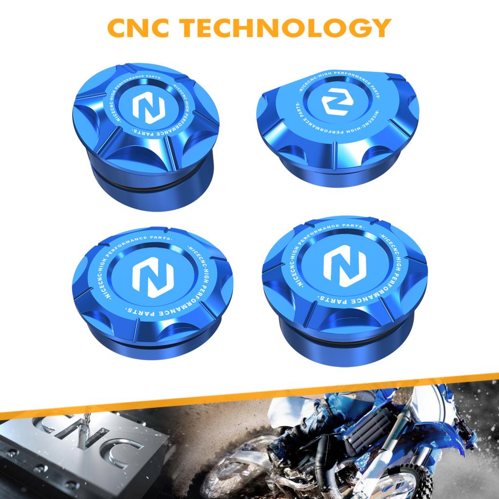 NICECNC For Yamaha YZ250 2016-2023 Motorcycle Frame Hole Plug Cover Aluminum YZ 250 Accessories 2022 2021 2020 2019 2018 2017