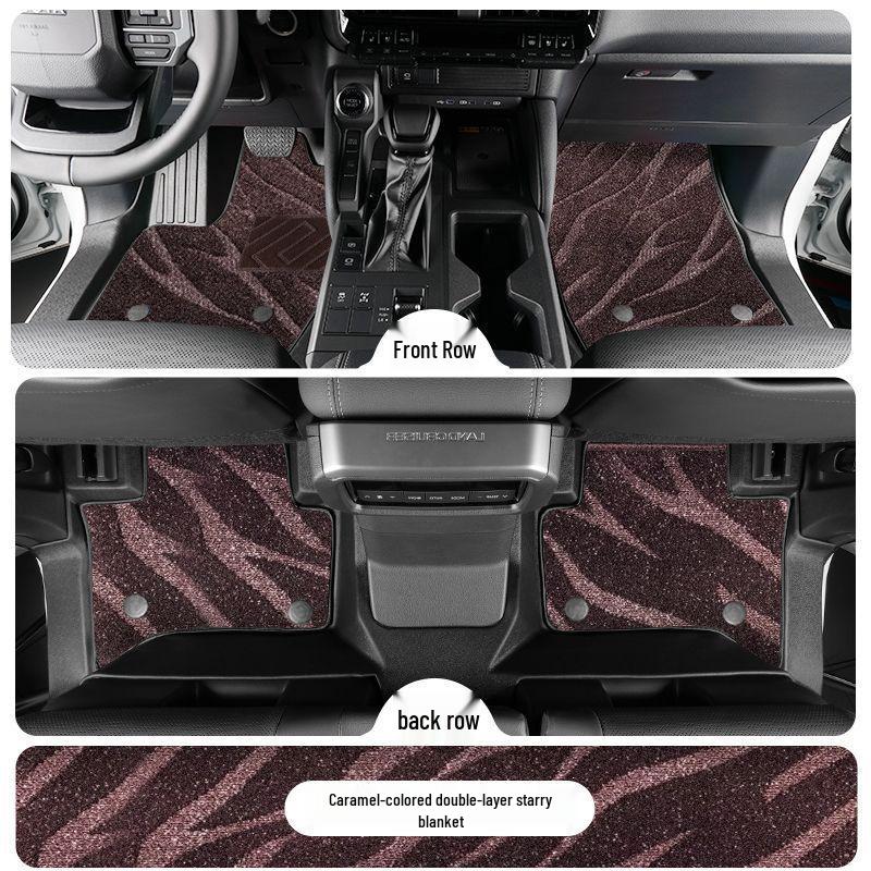 Toyota Prado TPE Floor Mats (2010-2025 Models) - Full Coverage, Car Interior Accessories