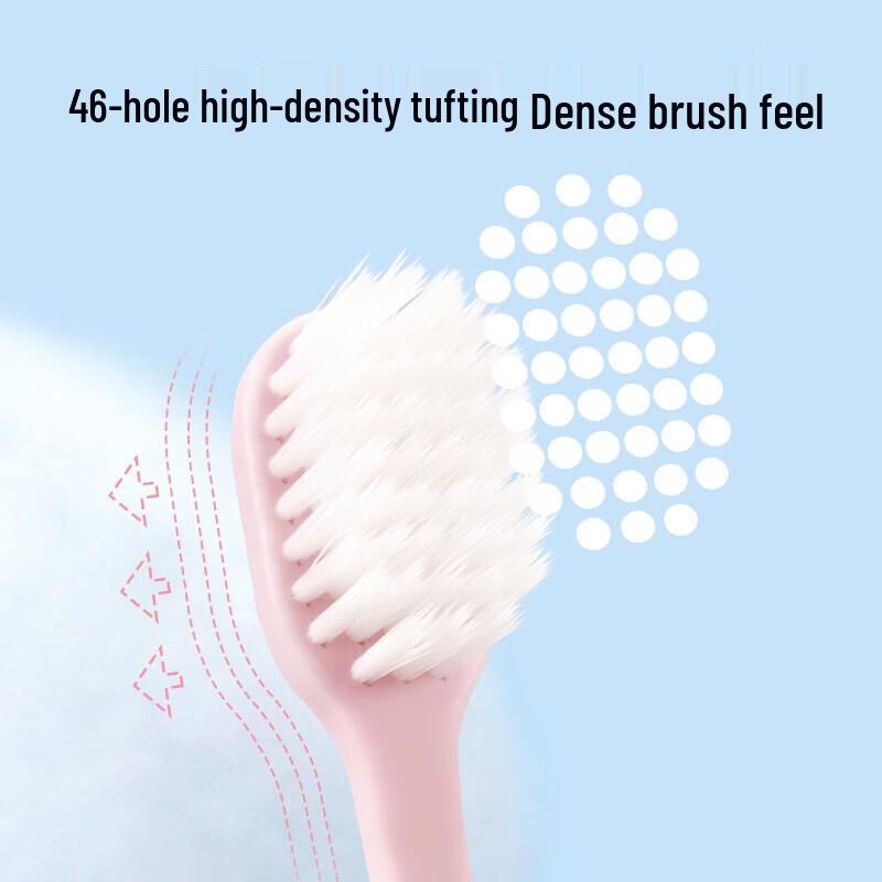 Namei Wide Head Soft Bristle Antibacterial Toothbrush - 2-Pack