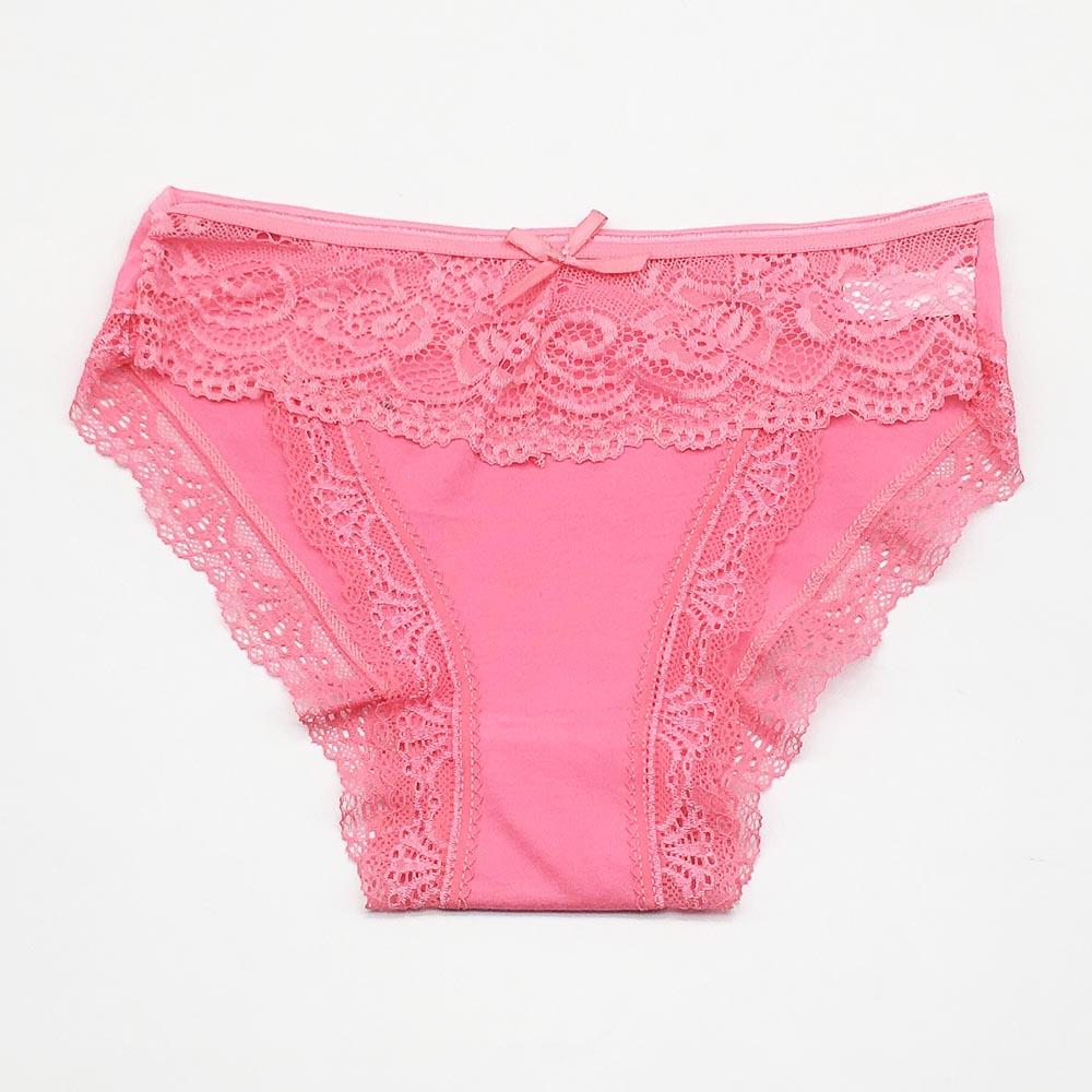 Underwear Cotton Ladies Sexy Lace Briefs Panties Lot 6 pcs