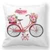 Creative Valentine's Day Happy Letters Digital printing short plush pillow covers for car sofa office cushion cover home goods
