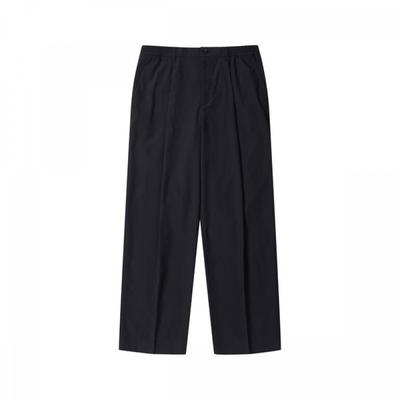 Black Relax Fit Seersucker Pants C9pam25431bkx