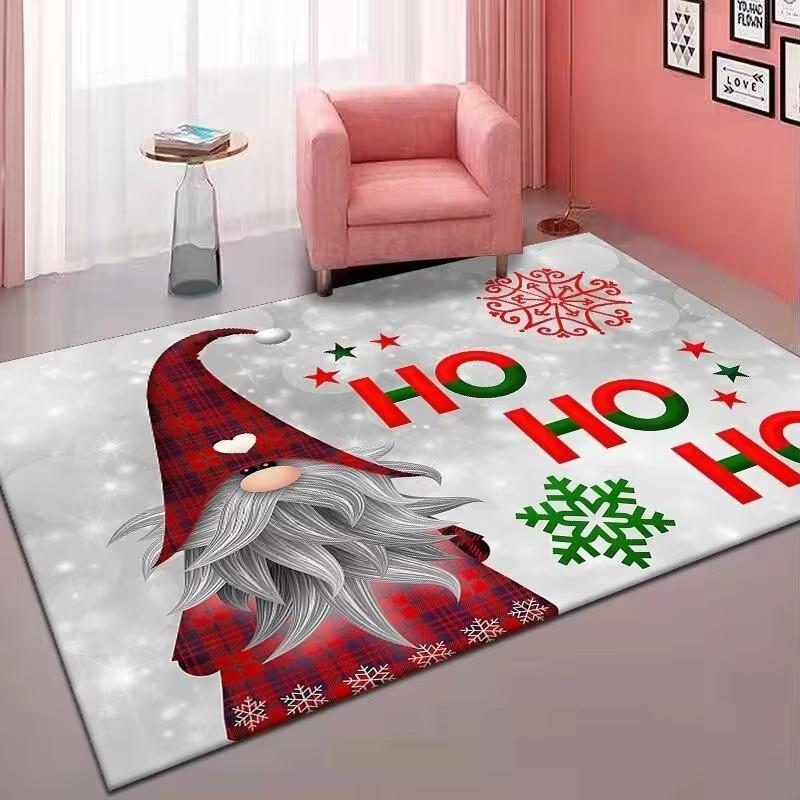 Christmas Series Home Carpets Living Room Sofa Decoration Bedroom Bedside Area Rugs Anti Slip Washable Coffee Table Floor Mat