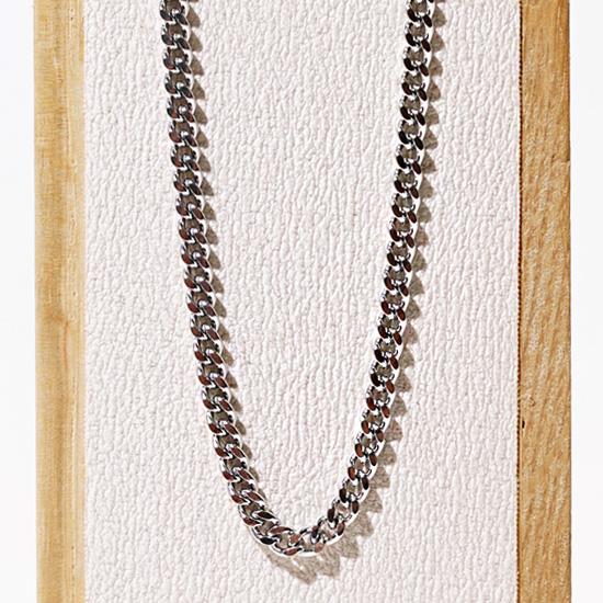 Jbans Classic Surgical Steel Simple Chain Necklace (C1901-An614Sv)