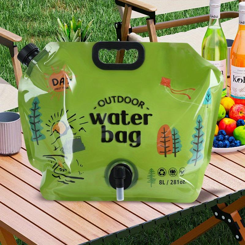 Extra Thick Portable Water Storage Bag for Camping, Hiking & Travel, Flexible Outdoor Hydration Solution with Reinforced Design