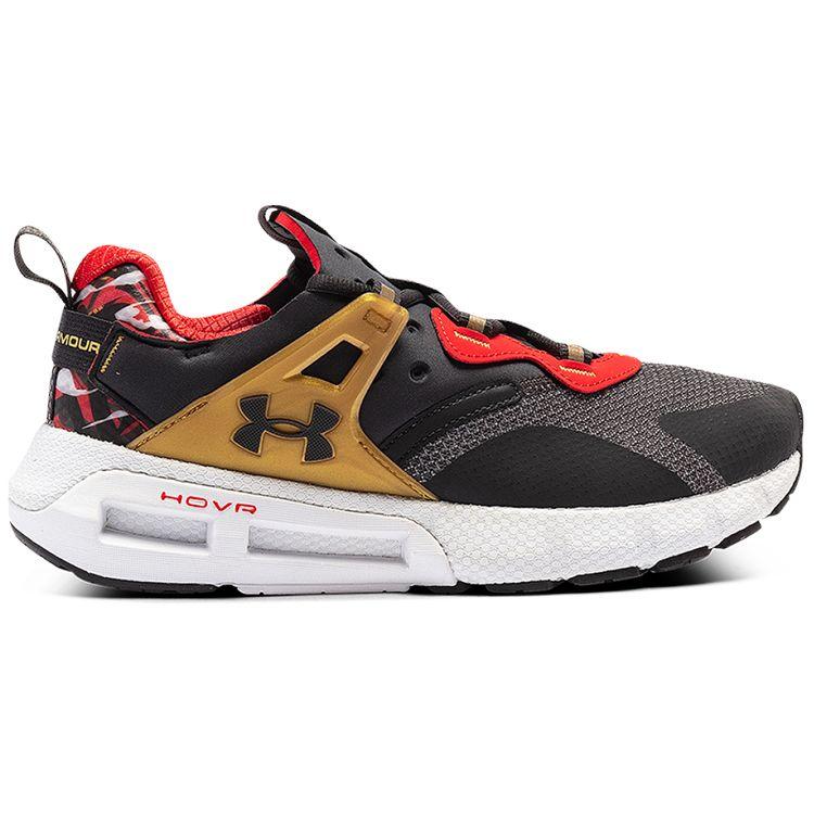 Under Armour Men's HOVR Phantom 2 SE Running Shoes Black Red Gold White 3023885-100