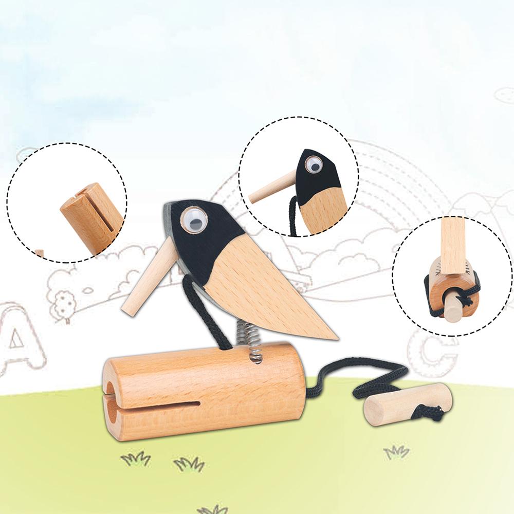 M MBAT Orff Early Childhood Education Enlightenment Sound Effect Musical Instrument Woodpecker Baby Child Toys Christmas Gift