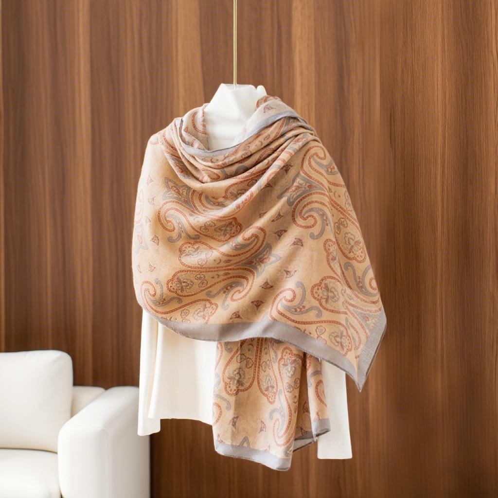 Women S Thin Summer Beach Shawl Fashion Versatile Printed Scarf