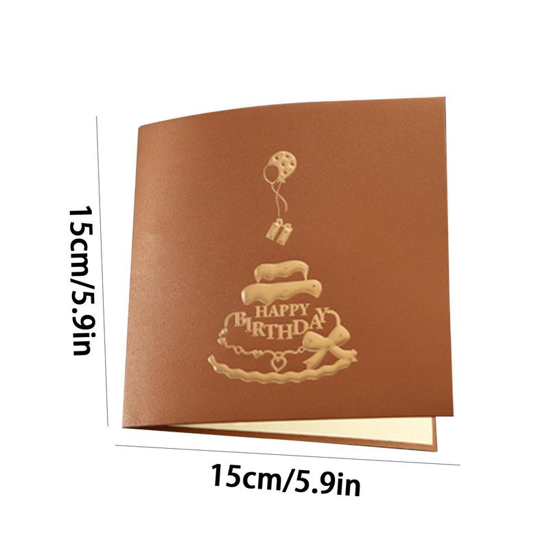 Birthday Card Music Light Greeting Card With Up Birthday Cake Happy Birthday Postcards Gift For Mom Wife Sister Boy Girl Friends