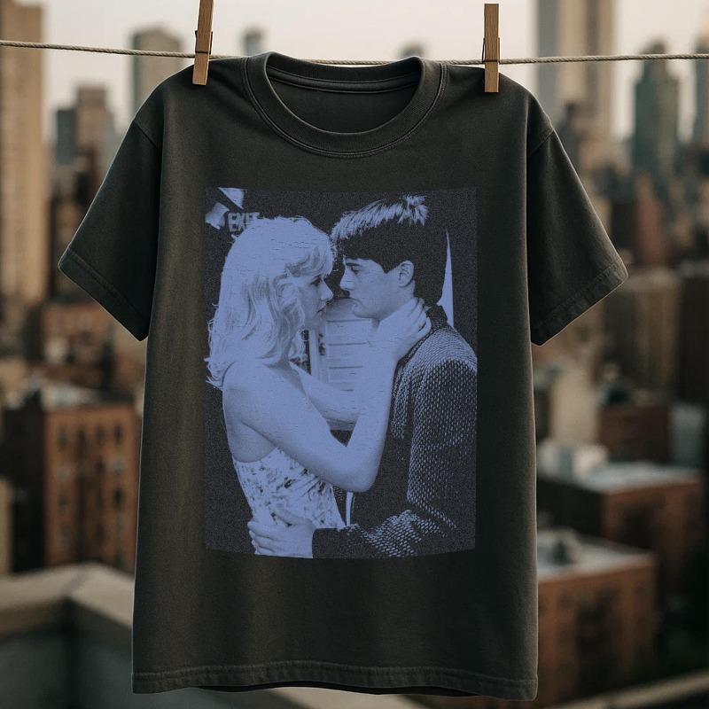 

Blue Velvet Tshirt Retro Movie Pattern Tshirt for Unisex Summer New Harajuku Style Unisex Casual Tshirt S