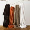 2024 NEW Luxury Fluffy Faux Fur Blanket 152×203cm Quilt Blankets Bed Cover Luxury Decor Blanket Soft Fuzzy Fur Blankets Winter
