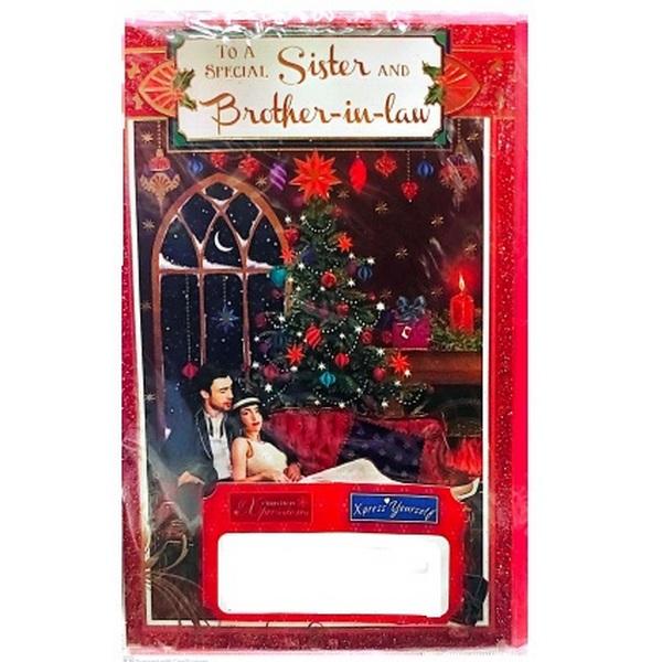 Simon Elvin To A Special Sister And Brother In Law Christmas Card (Pack of 6)