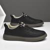 Men's shoes 2025 summer new men's leather surface waterproof casual shoes soft sole retro fashion non-slip wear-resistant board shoes tide