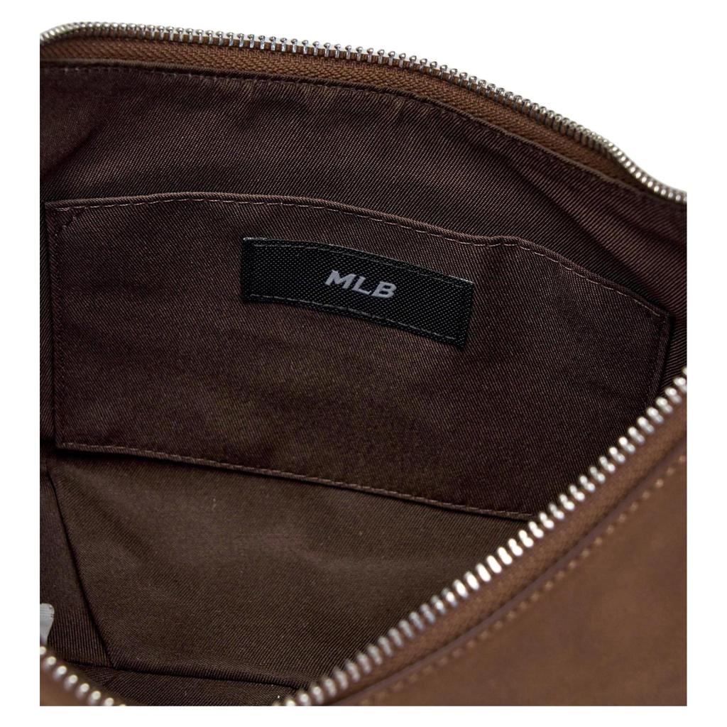 MLB Basic Boston Red Sox Hobo Logo Shoulder Bag Women Shoulder Bag Brown 3ABQSD16N-43BRS