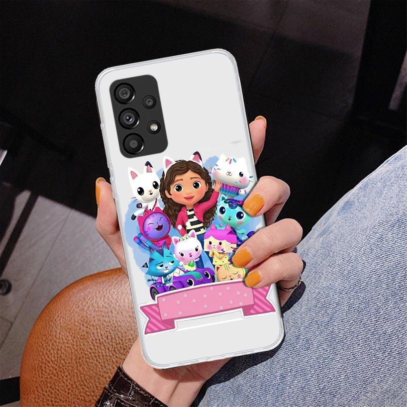 Cartoon Gabbys Dollhouse Phone Case For Samsung Galaxy A52 A32 A22 A12 A51 A31 A50S A30S A20S A10S Note 20 Ultra 10 Plus S10 A72