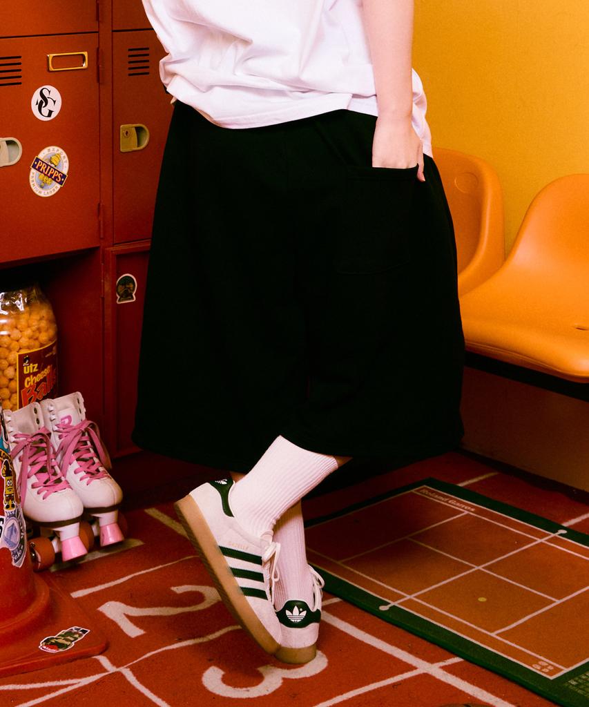 Deulousi Dw Double-Pleat Basic Bermuda Pants 4 Colors