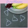 Transparent Triangle Tablecloth Clips With Non Slip Fixing For Home Dining And Party Use