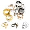 40Pcs/Lot 7/8mm Adjustable Gold Plated Ring Settings Base Blank for DIY Rings Jewelry Findings Making Accessories Supplies
