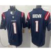 Vlastní vyšívaný fotbalový dres Tým New England Patriots Sportovní uniforma Pánské Fanoušci
