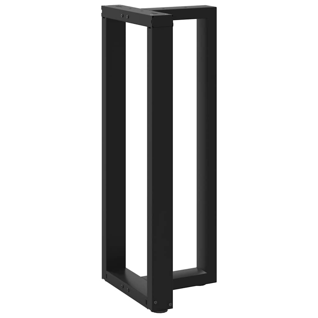 Vidaxl Nogi Do Stołu Barowego, 2 Szt., Czarne, 50X35X(100-101)Cm, Stal