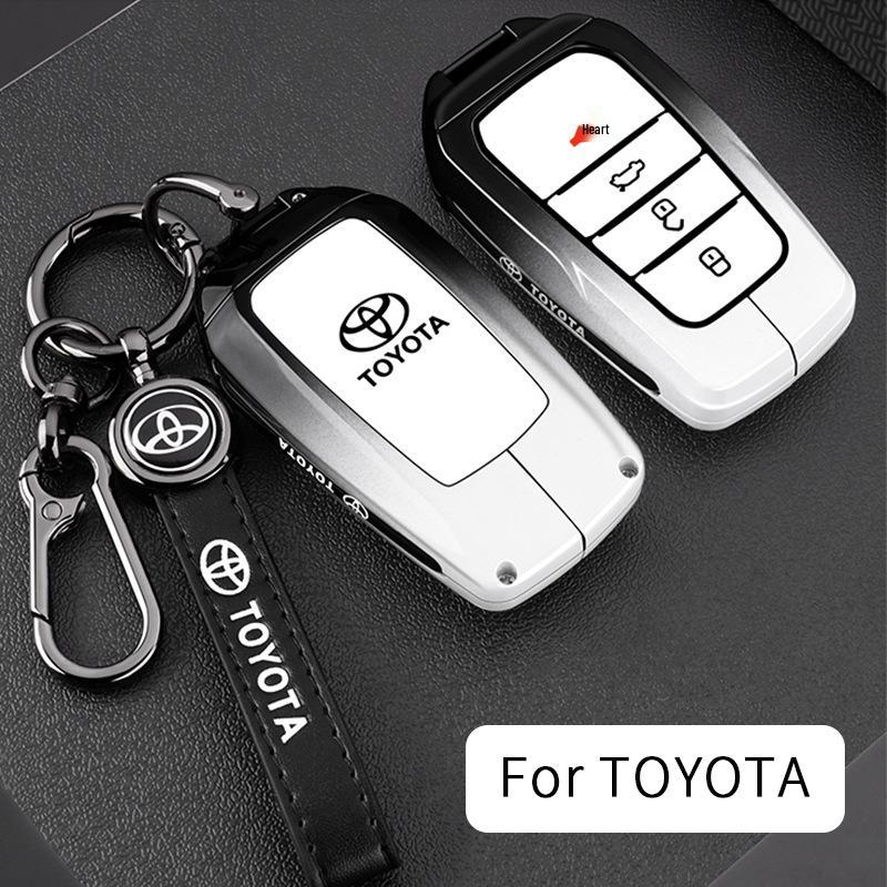 Toyota Key Cover for CHR, Hilux, Fortuner, Land Cruiser, Camry, Corolla, RAV4, Highlander