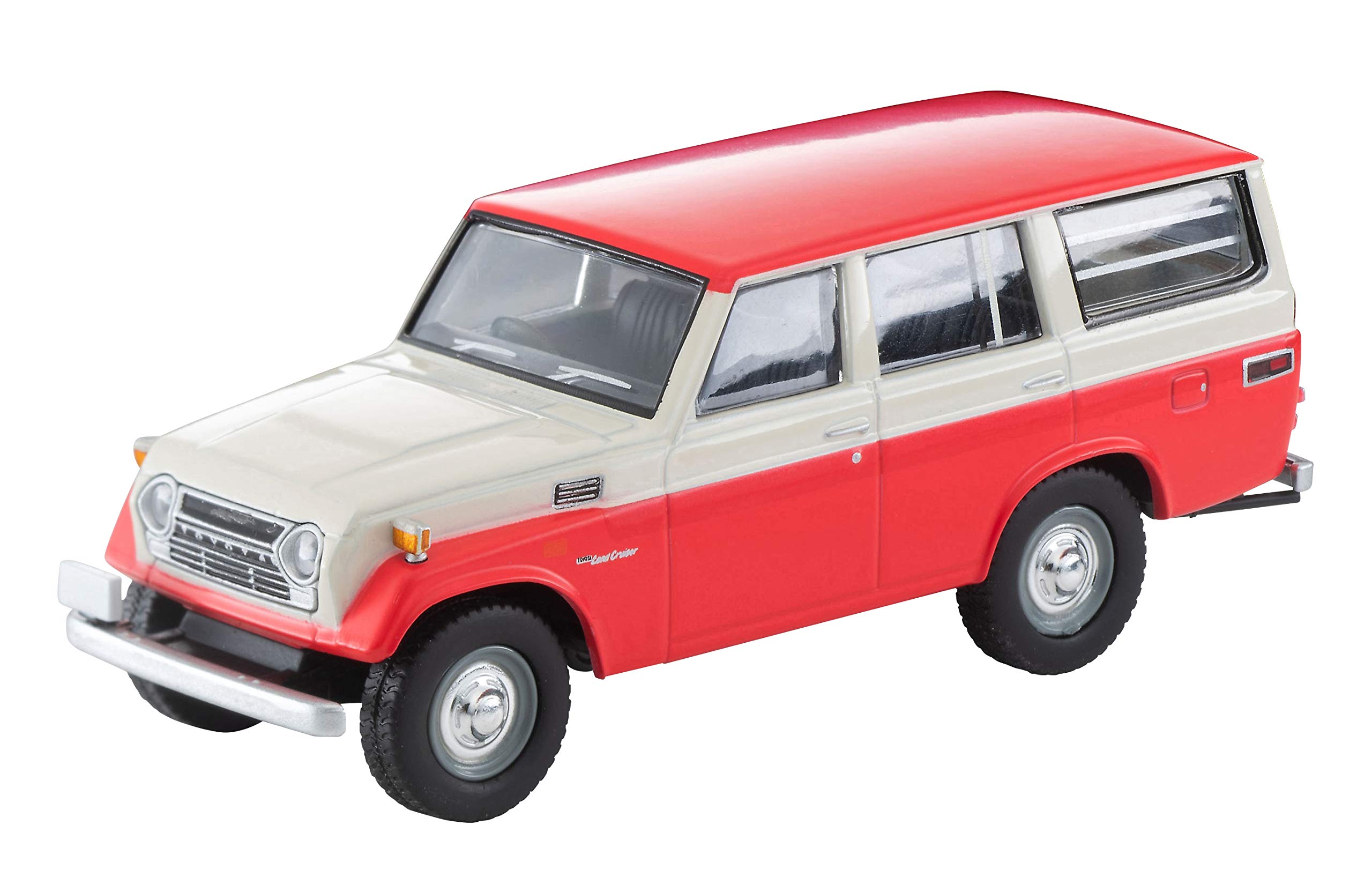 

Tomytec Tomica Limited Vintage Scale Toyota Land Cruiser FJ56V Finished Model 1/64 LV-104c White/Red