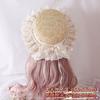 Lolita Straw Boater Hair Parent and Gothic Tea Halloween Child Size [Ligwon] Hat, Hat, Hat, Accessory, Lolita, Child, Adult, Child, Morigar, Lolita,