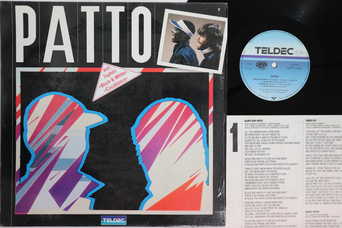 

LP Record PATTO Patto 625976 TELDEC 1984 Germany Rap HipHopRB Used