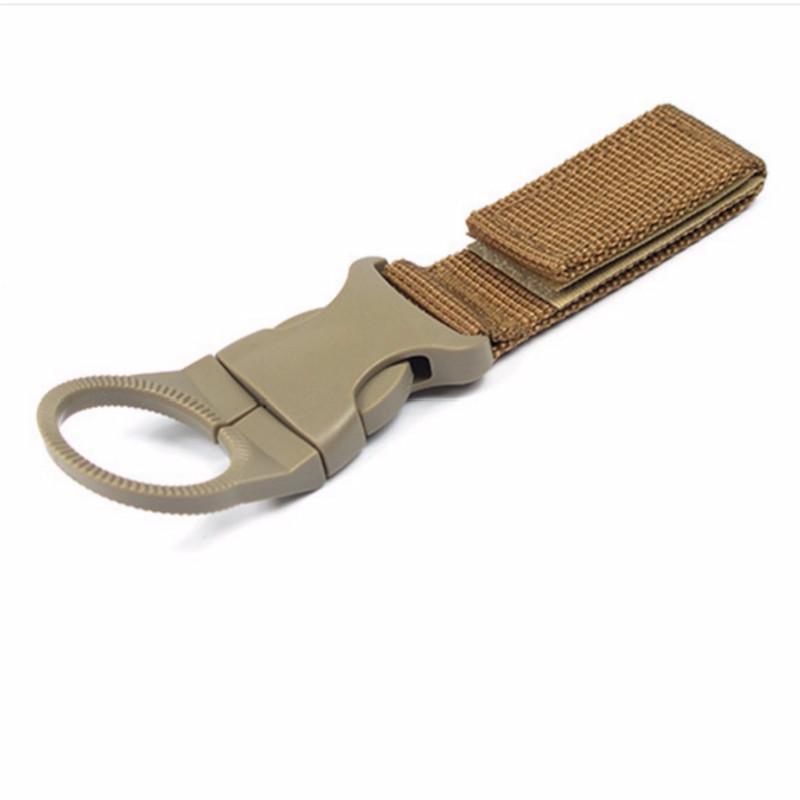 Outdoor Nylon Knapsack Detachable Water Bottle Belt Buckle Plastic Steel Mother Buckle Bottle Hang