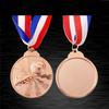 Soccer Medals Metal Winner Medals 2 Inch Zinc Alloy Football Medals with Neck Ribbon for Sports Competitions Celebration