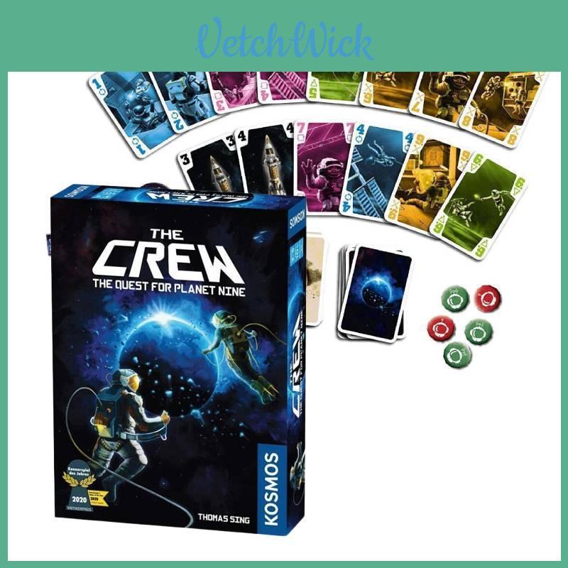The Crew Quest For Planet Nine Colorful Strategy Card Game For Family Gatherings