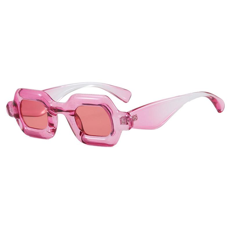 Small frame square sunglasses Spice girl hip hop sunglasses funny bubble trend sunglasses European and American fashion women