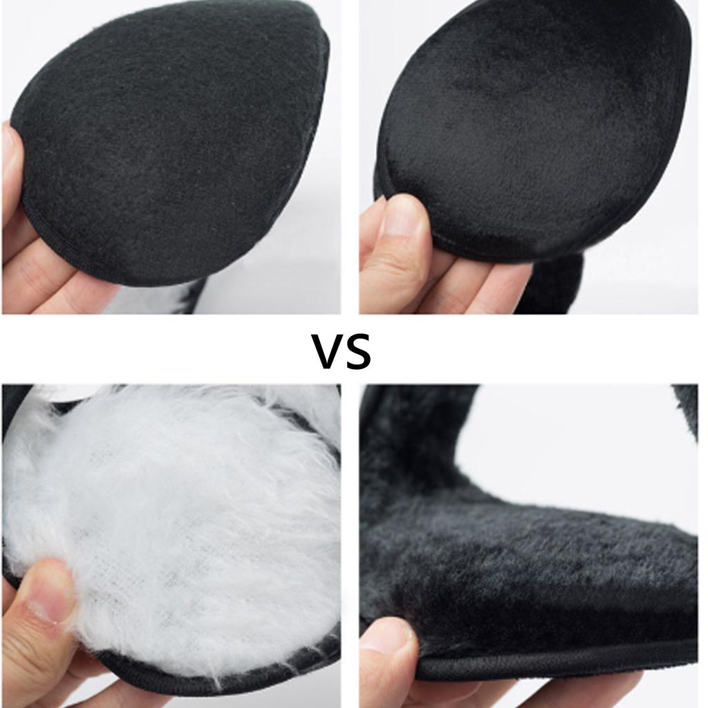 Winter Ear Warmers Behind-the-Head Adjustable Earmuffs Ear Warm Protector Thicken Plush Earmuff Ear Cover